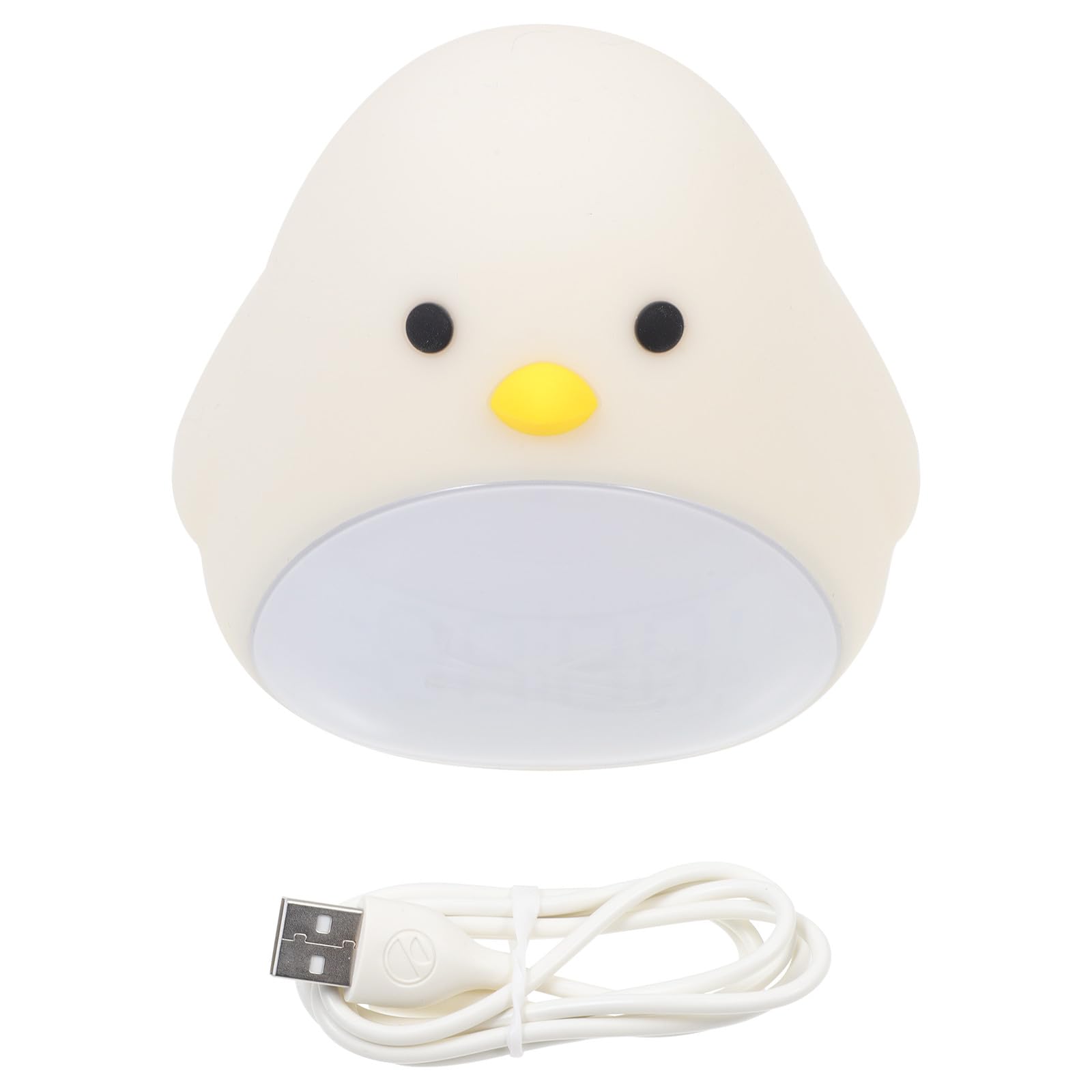 BESPORTBLE Kinderwecker mit Nachtlicht und Timerfunktion Moderner Wecker für Kinder mit 1200mah Akku Abs Material als Nachttischlampe im Schlafzimmer oder Wohnzimmer