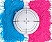 Gender Reveal White Target Ball | Pink & Blue Kit | Powder 6 Inch Shooting Ball | Gender Reveal Party Ideas | Ultimate Party Supplies
