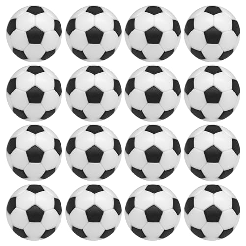 Naissgo 16 Stück Tischfußball Kickerbälle Tischfussball Bälle Ersatzbälle Tischfußball Kugeln Mini Ball (32MM/ 36MM)