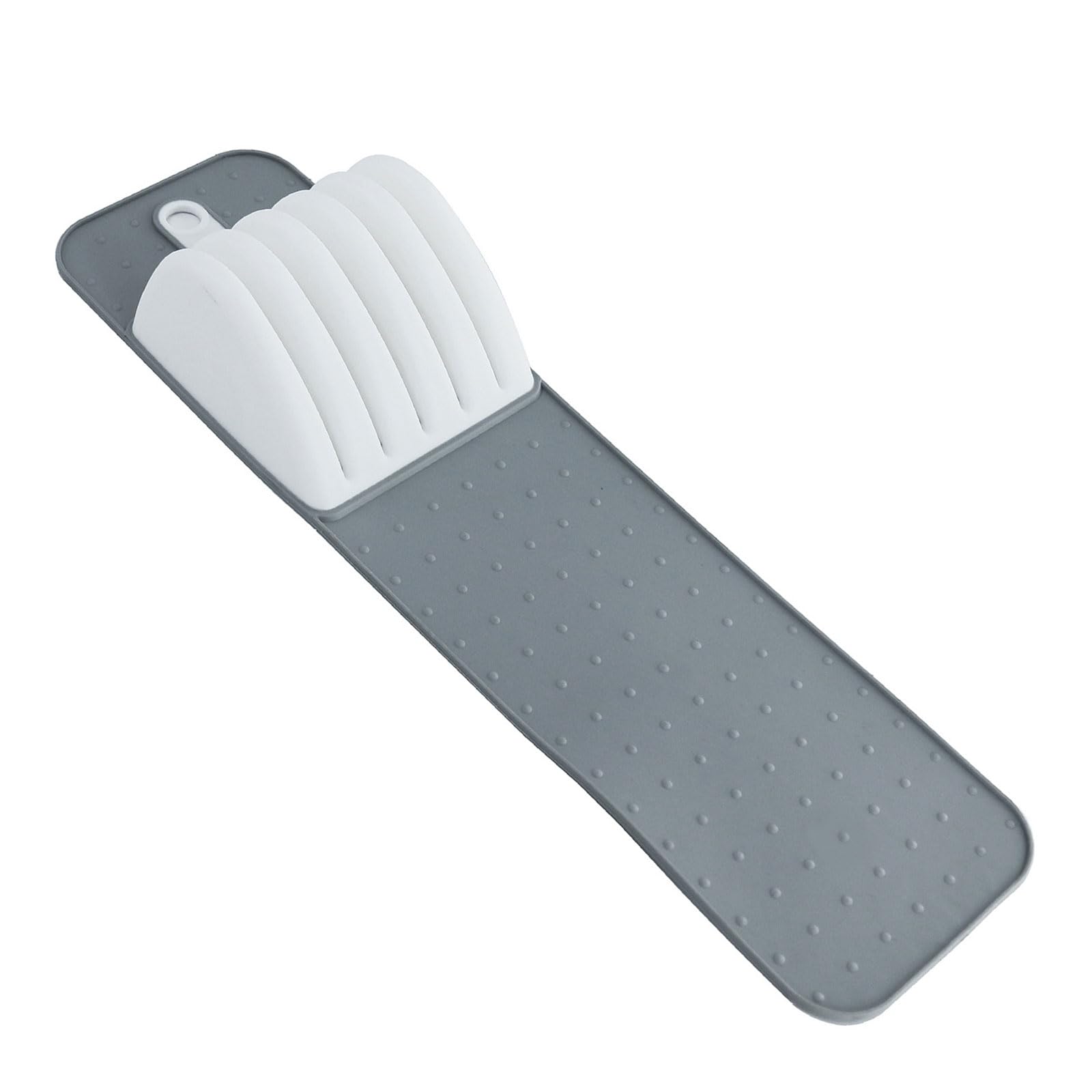 NUEAYMS PP Kitchenware Organizers Integrated Protectors and Drying Rack Easy Cleaning Kitchen Countertop Accessory Multifunctional Silicone Guard Kitchenware Storage