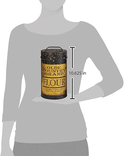 Miniatura 5 de Olde Country - Recipientes de lata seguros para alimentos, decoración del hogar de cocina, almacenamiento hermético, juego de 4