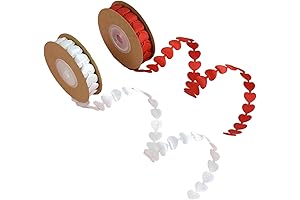 Charming Heart Ribbon, Intricate Valentine's Day or Holiday Embellishment