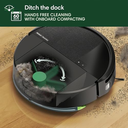 Image of iRobot Roomba 2020 DustCompactor Combo Robot Vacuum & Mop - Compacts Dirt Inside, No Emptying for Up to 60 Days, Space Saving, Power‑Lifting Suction, LiDAR Smart Mapping, Vac or Mop