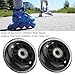 SPYMINNPOO 2Pcs Skate Rollers, 75mm Bearing Skates Inline Wheels Skating Shoes Roller Replacement Indoor Outdoor Roller Skate Wheels