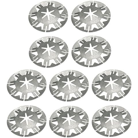 REFURBISHHOUSE 10x Exhaust Heat Shield Clip Nut Washers for VW TRANSPORTER T4 T5 GOLF LUPO POLO Cover