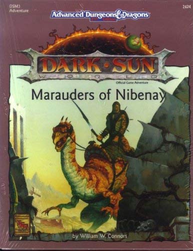 Dsm3 Marauders of Nibenay (Advanced Dungeons & Dragons, 2nd Edition, Dark Sun, Dsm3)