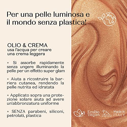 PEACH-GOLD-Aceite-hidratante-con-brillo-Crema-hidratante-nutritiva-locion-corporal-para-mujeres-ingredientes-naturales-organicos-vitamina-E-Aceite-corporal-brillante-Locion-bronceadora