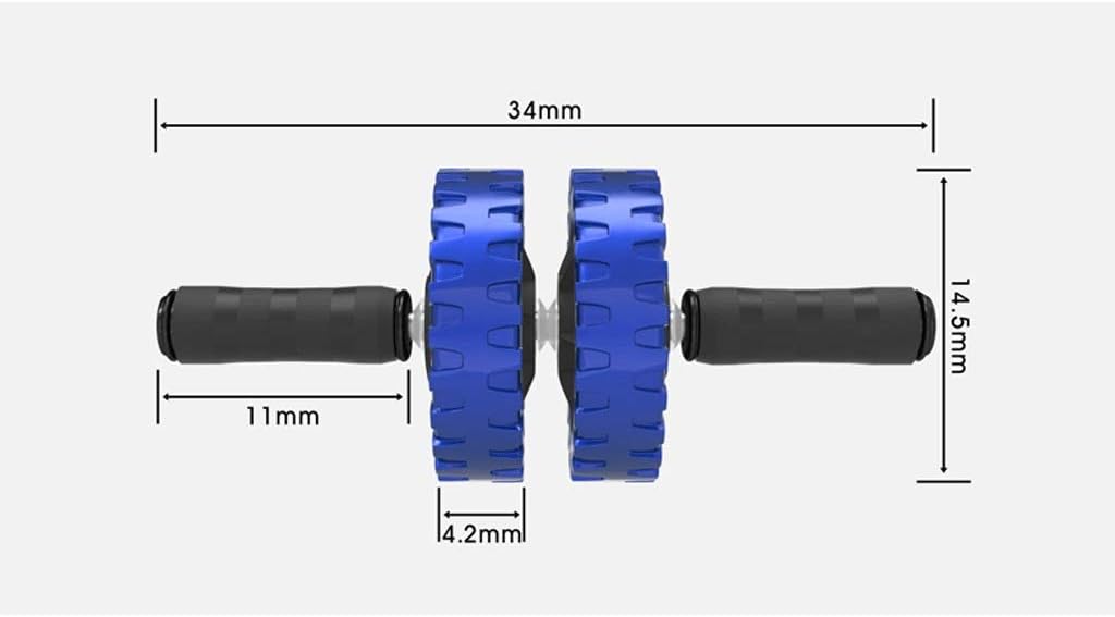 Abdominal Muscle Wheel，Two-Wheel Fitness Wheel, Silent Abdominal Muscle Wheel, Auxiliary Rebound Abdominal Exercise Wheel - for Beginners and Pros