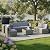 Tangkula 8 PCS Outdoor Patio Furniture Set, Rattan Wicker Sofa Set, Sectional Sofa Couch Conversation Set w/Storage Table and 12 Zippered Cushions for Garden Backyard Poolside (Grey)
