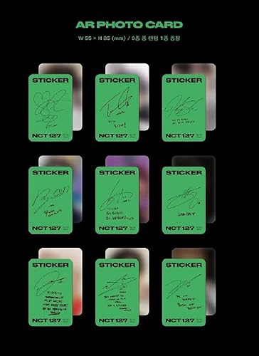 Miniatura 6 de NCT 127 3er álbum pegatina prensa coreana Joya versión versión Aleatorio Member Booklet CD Lyric Paper AR Clip Card AR Photo Card K-Pop