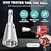 Axlksia Wire Twister Tool For Drill, 2 Pcs Drill Wire Twister, Wire Twisting Tool Connector, Wire Nut Twister For Electrical Power Drill
