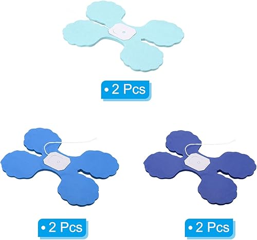 Miniatura 3 de PATIKIL Guirnalda de cuatro hojas de 9.8 pies, paquete de 6 guirnaldas de flores colgantes de papel de seda, serpentinas reutilizables para