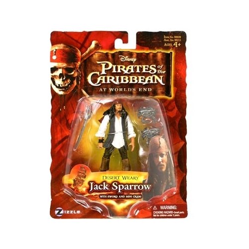 Pirates of the Caribbean 3 - 3 3/4' Figure - Jack Sparrow 2 with Pistol
