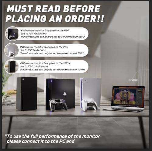 Image of 27 Inch Curved Gaming Monitor - QHD 1440P 165Hz Refresh Compueter Monitor, 1ms Response, DP HDMI VESA Mount 120% sRGB HDR Eye Care, Slim Bezel, Adjustable Stand