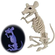 Crazy Bonez Ghostly Skeleton Rat