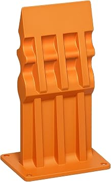 High Carbon Steel Mini Firewood Cutter, Compact and Portable Firewood Splitter for Easy Kindling, for Wood Wall Mounted Kindling Splitter, Wavy Orange Design