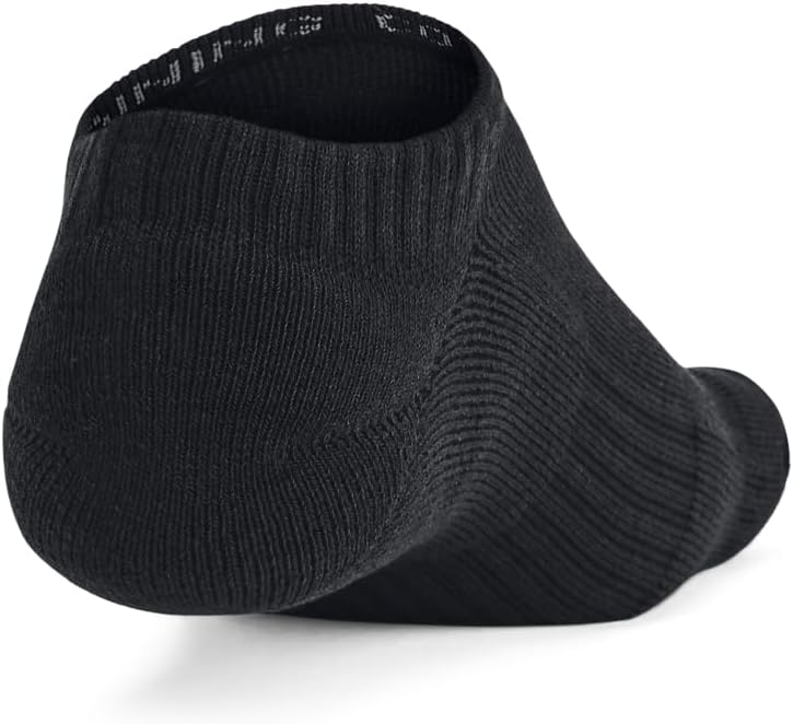 Under Armour Unisex-Adult Training Cotton No Show Socks 3 Pack - Image 3