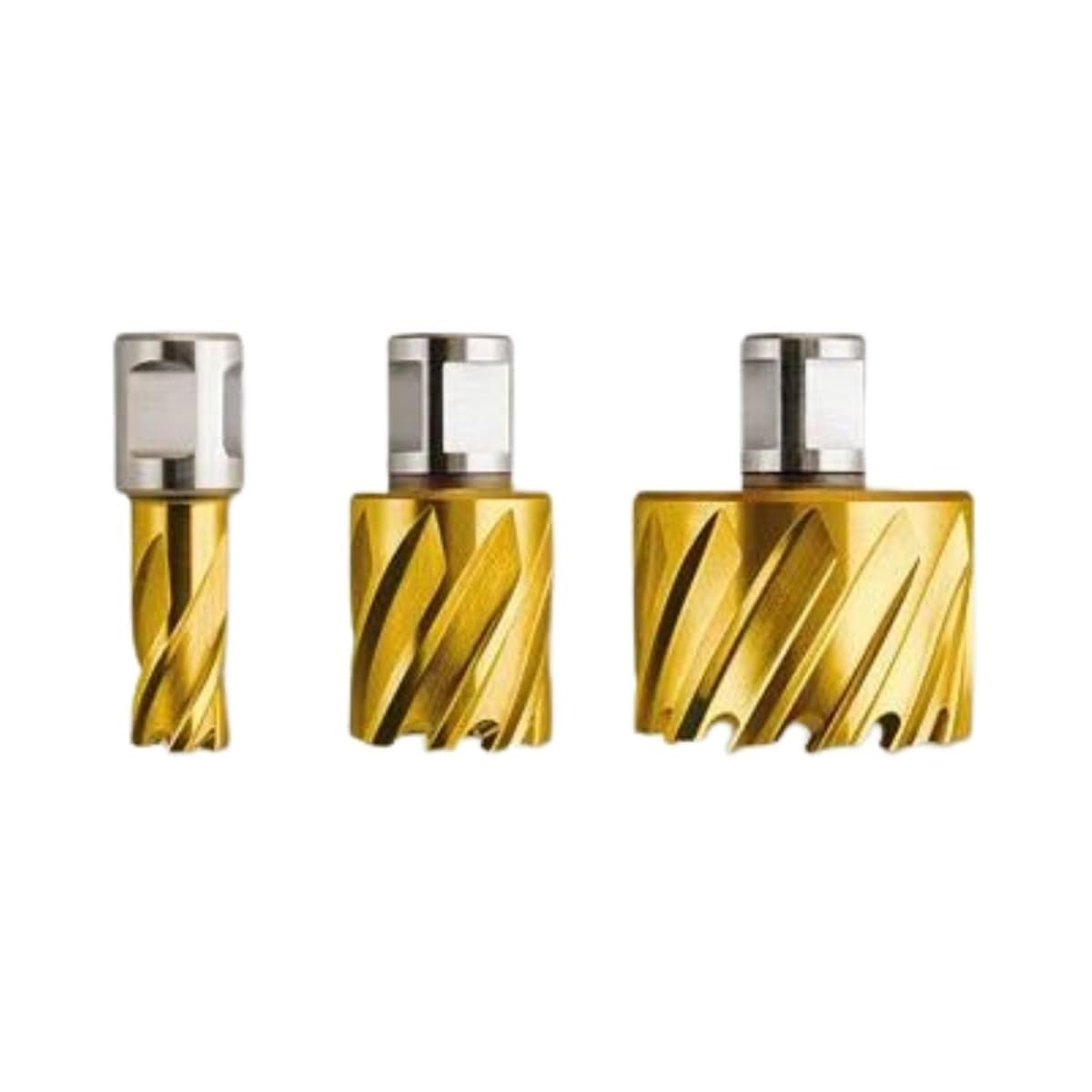 Jancy Slugger by Fein - HSS Dura Annular Cutter with TiN Coating - 3/4 Inch Straight Shank, 1 Inch Cutting Depth, 11/16 Inch Bore Diameter - 63134174120