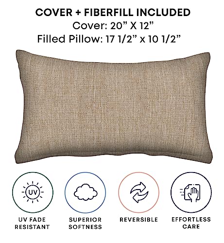 Honeycomb 21609S-201A118 Outdoor Lumbar Toss Pillow Set thumb #2