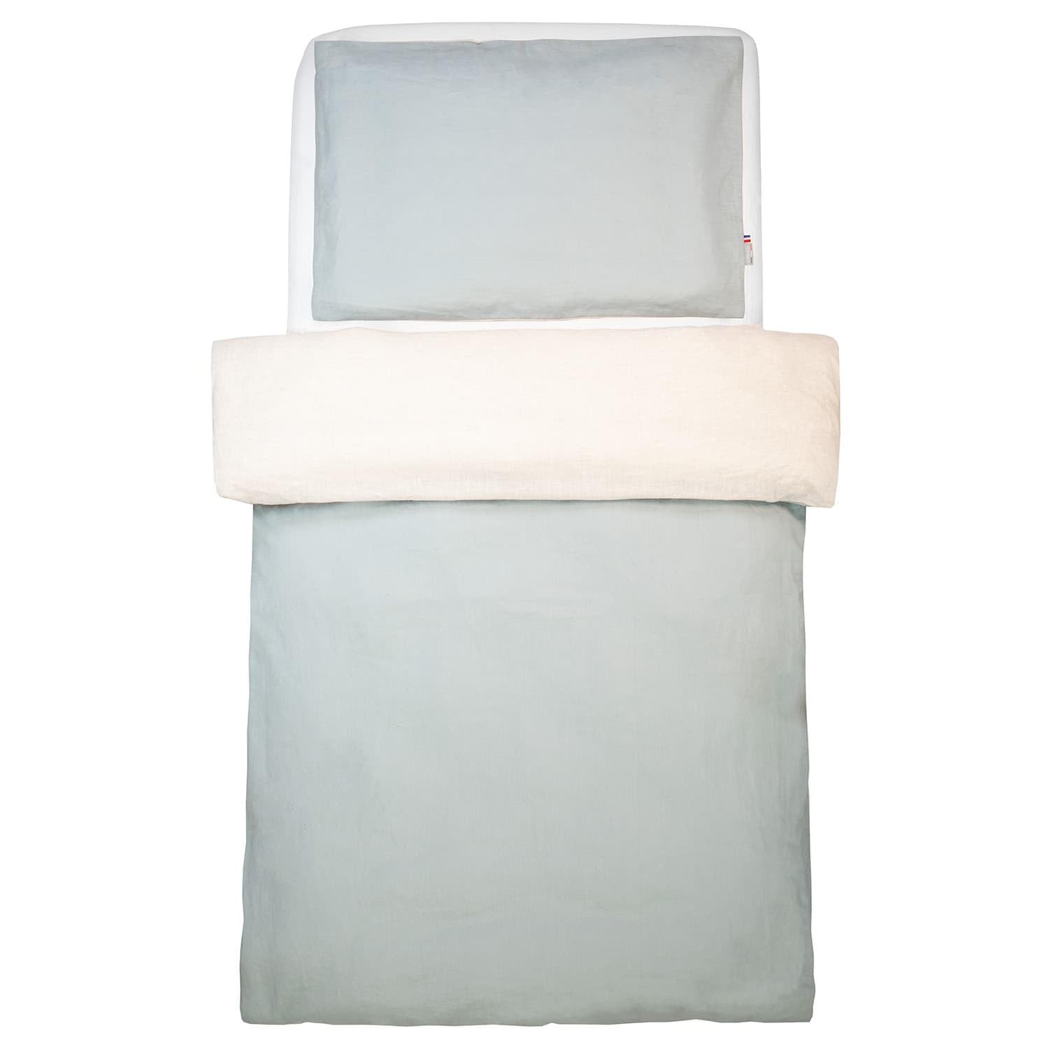 Parure de lit bébé réversible en lin pour des nuits douces dans sa chambre