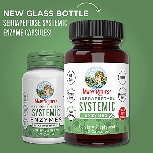 MaryRuth's Serrapeptase Enzymes Capsules