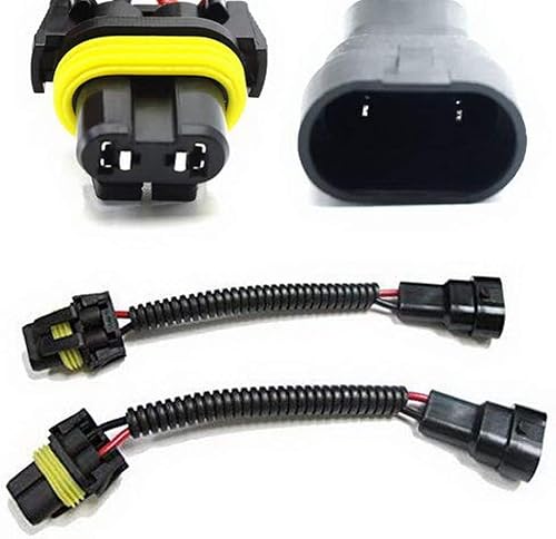 iJDMTOY 9005 HB3 9145 H10 9006 HB4 Extensión arnés de cableado Cables compatibles con luces altasbajas o luces antiniebla