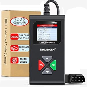 KINGBOLEN OBD2 Code Reader YA100, Universele Auto Diagnostic Tool Motor Fout Code Reader & Controleer Motorlicht met…