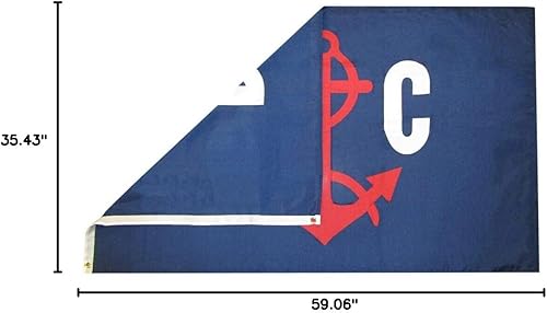 Miniatura 5 de Trade Winds Bandera de bandera de nailon de poliéster tejido 100D de 3 x 5 x 5 pies (RUF) resistente a la decoloración