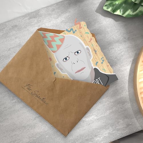 Lieblings Muggel Holzkarte - Oldermort Geburtstagskarte mit Umschlag | oldermort karte, Muggle, Lustige Geburtstagskarte, Zauberin, Zauberer, Witzige Geschenkidee für Fantasy-Liebhaber, Magie Geschenk