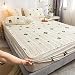 Sábana bajera ajustable para colchones altos 3 piezas, sábanas impermeables con fundas de almohada, juegos de colchones elásticos habitaciones en casas de familia, blanco, 2 super king, 180 * 200cm