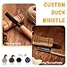 RSQGT Personalized Duck Call for Hunters – Custom Engraved Solid Wood Hunting Whistle, Unique Birthday for Outdoor Enthusiasts (Personalized Duck Call)