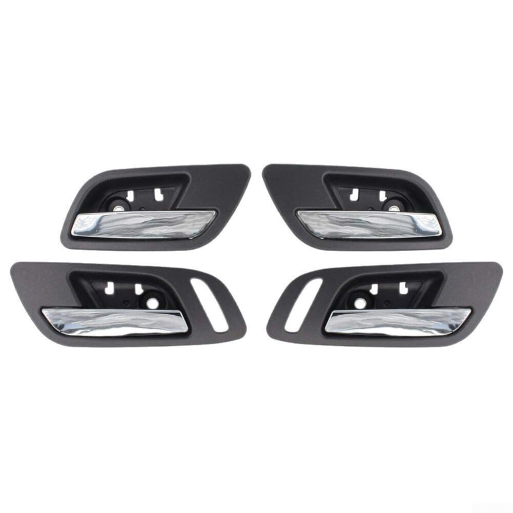 Poignées de porte intérieure Cadillac noir chrome lot de 4