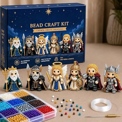 Perles pour broderie : coffret complet fait à la main pour débutants - 4
