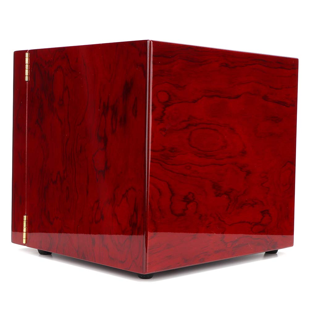 Humidor do Cygar z Drewna Cedrowego 100 szt. Duża pojemność 4 Szuflady Szafka do Przechowywania z Higrometrem i Nawilżaczem Półka na Książki Biurowa Palarnia Pozłacana Bez Baterii