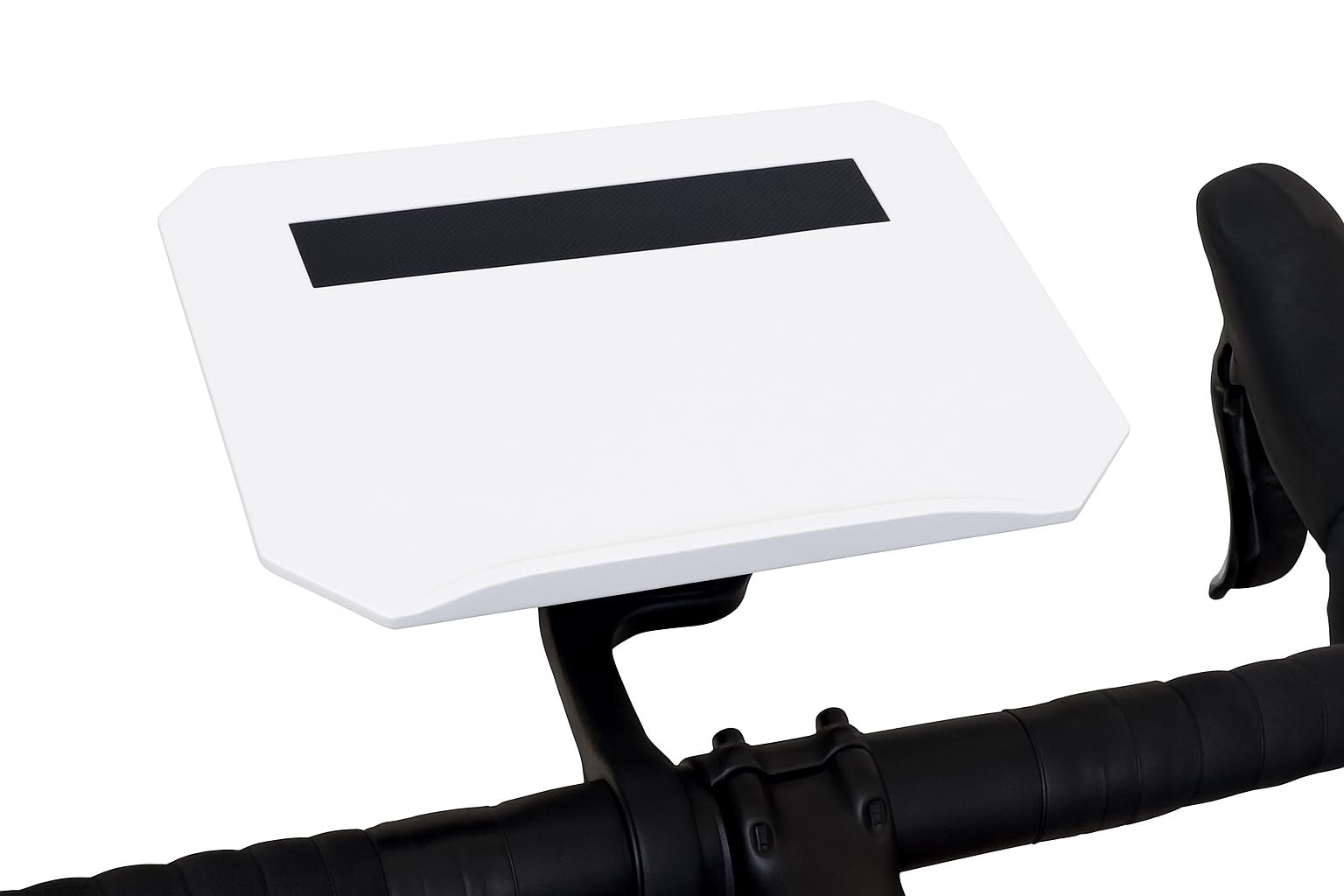 Indoor Bike Trainer Tray - Large - Flat - Compatible with Garmin - White