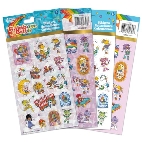Rainbow Brite Standard Sticker - 4 Sheet