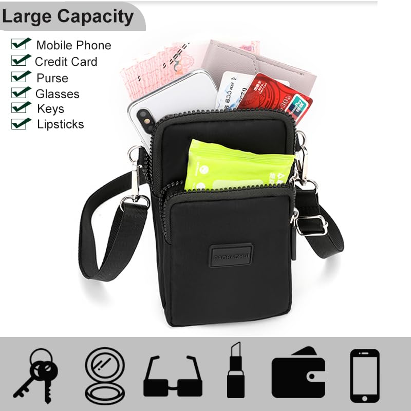 Image of JANKS Small Crossbody Bags for Women Mini Cell Phone Purses Handbag Shoulder Bag