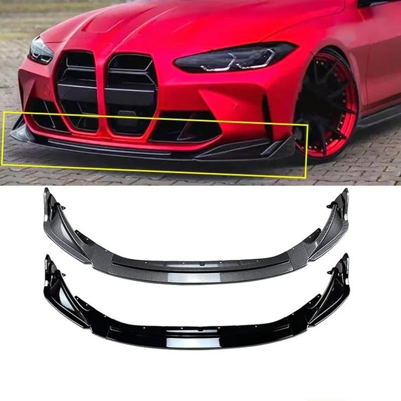 Becquets Avant et Diffuseur de Pare-Chocs Noir Brillant M3 M4 - 4