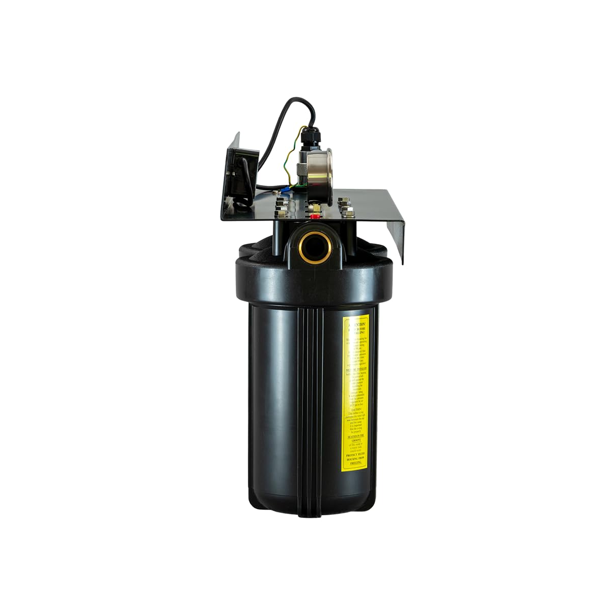 Regenwasser- und Brunnenwasser-Aufbereitungsanlage für Haus & Garten – 3-stufig mit Vorfilter, Aktivkohle und UV-Desinfektion | PHUV33