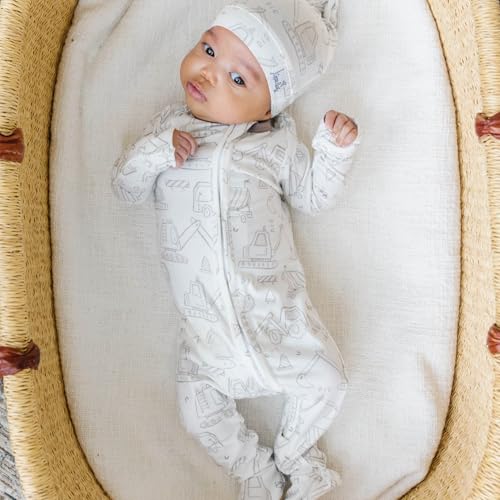 Image of Copper Pearl Zip-up Footie Gage