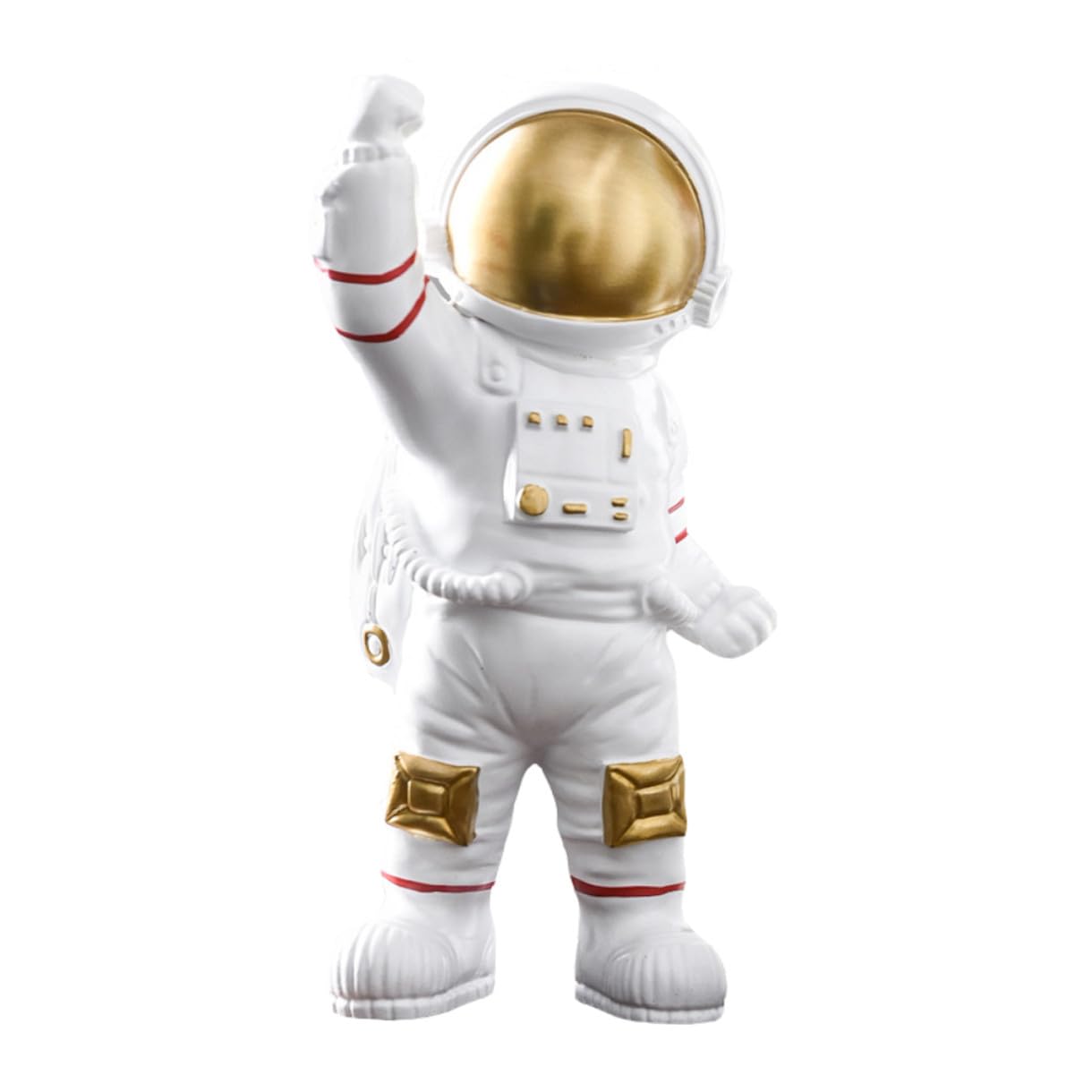 Astronauten Figur aus Kunstharz, Dekorativer Tischständer für Zuhause | Lebensechte Simulation, Leicht und Tragbar, Kindlicher Stil für Wohn und Einkaufsbereiche