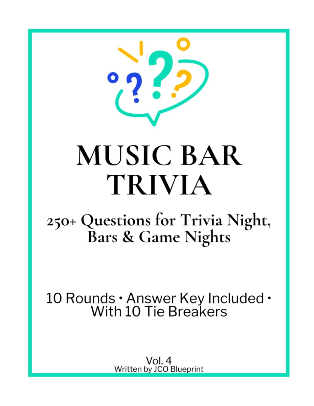 Music Bar Trivia: 250+ Questions for Trivia Night, Bars & Game Nights (