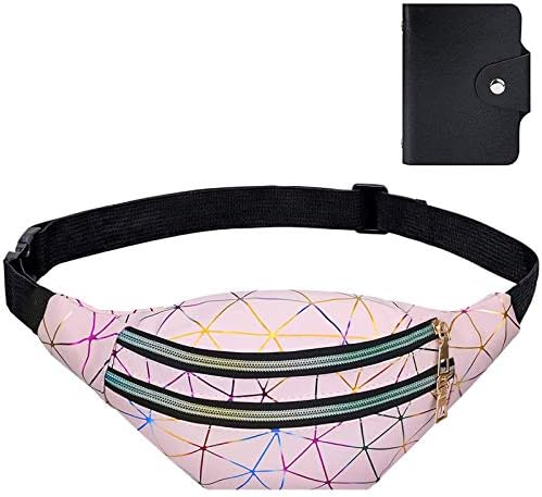 Flintronic Riñonera Mujer Moda Impermeable, Bolsa de Cinturón Mod...