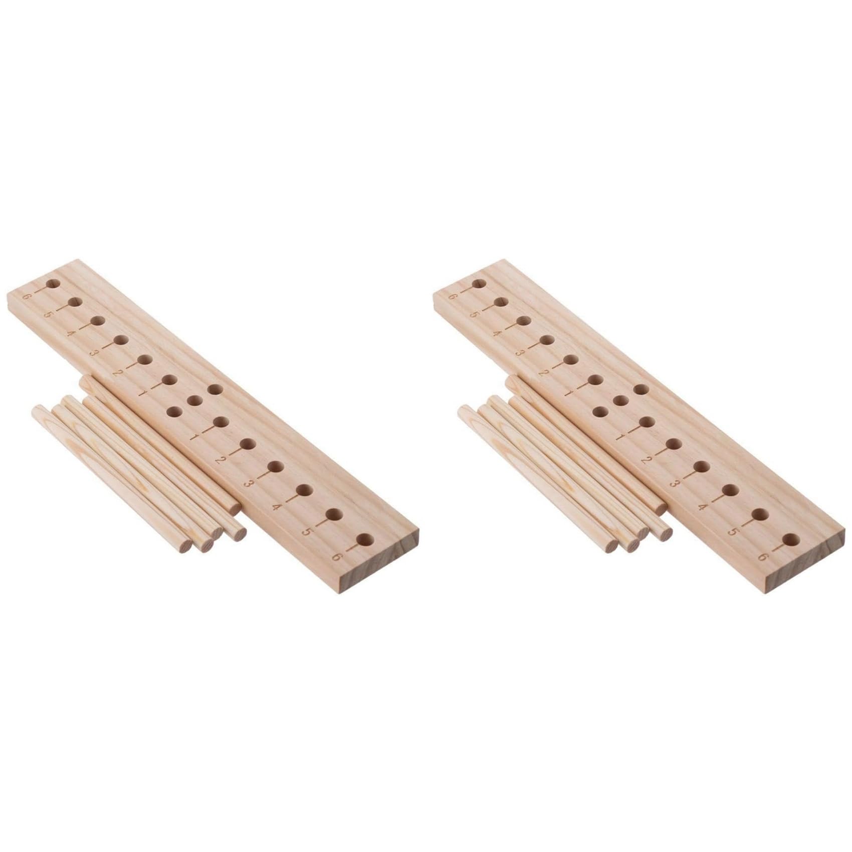 Vjsujehgy 2X Wooden Bow Maker Kit Extended Wreath Ribbon Bow Maker Tool for Making Beautiful Ribbon Bows