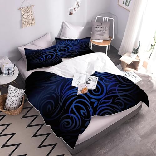 Housse de couette zippée pour lit King size avec taie d'oreiller - 4
