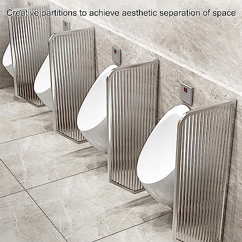 Urinal Divider Screen Panel Toilet Partition, Hotel/Public Restroom Waterproof Urinal Partition, Wall-Mounted Men's Urinal Privacy Screen, for Sool/bar (Color : Rose d, Size : 1Pcs