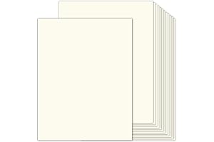 100 Sheets of Ivory Paper: Express Your Creativity with Off-White Card Stock