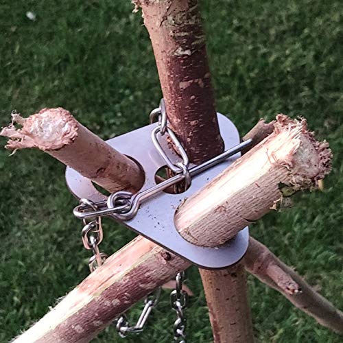 Cabide de tripé de acampamento, cabide de rack de churrasco portátil removível prático, corrente de