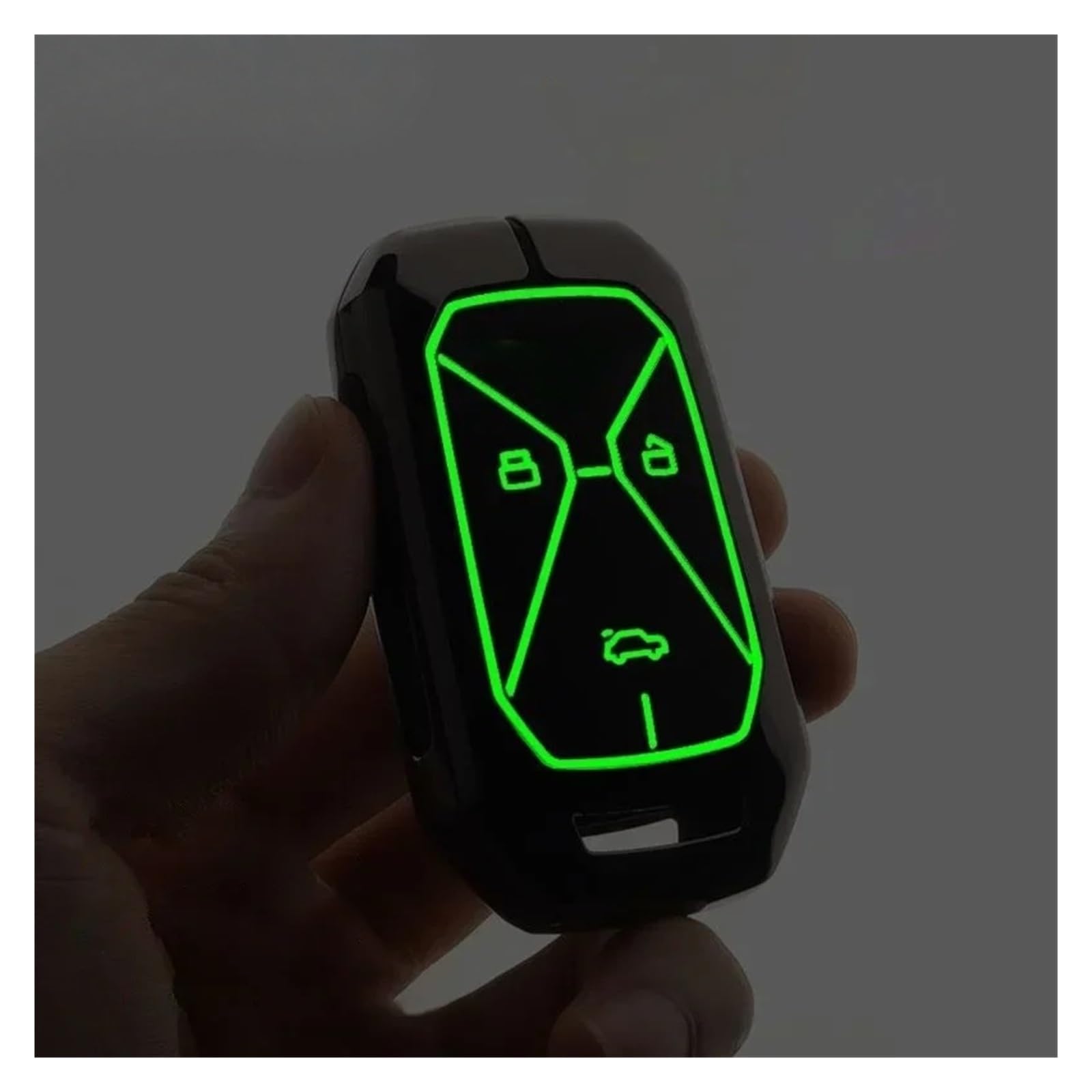 Compatible con Cowin Auto Kaiyi Kunlun IHD R 300 500 EV, funda de aleación de zinc for llave de coche, funda for mando a distancia, llavero, accesorios interiores(STYLE 11)