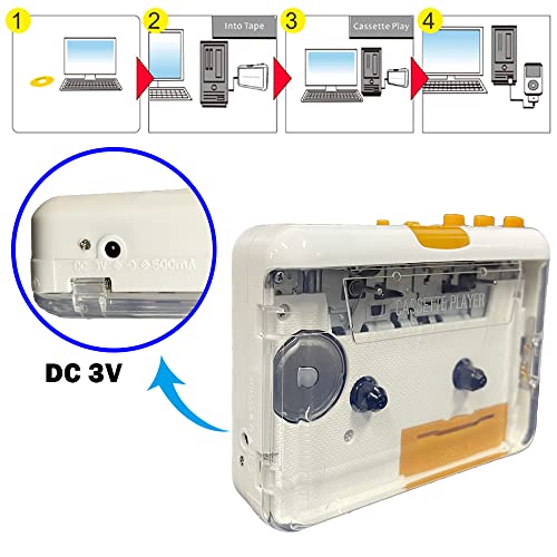 Lecteur cassette portable USB numérisation musique PC - 4